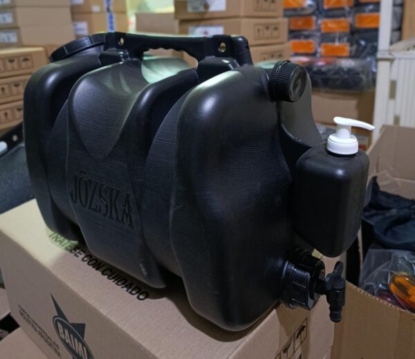 Tanque de agua 24lts c/dispenser y suncho